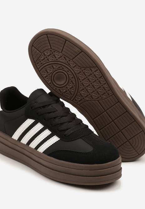 Sneakers Negru cu alb 6