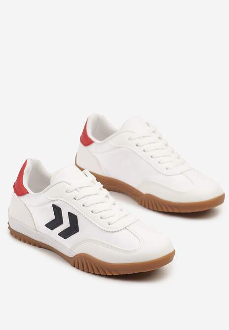 Sneakers Mepenna Alb cu roșu 5