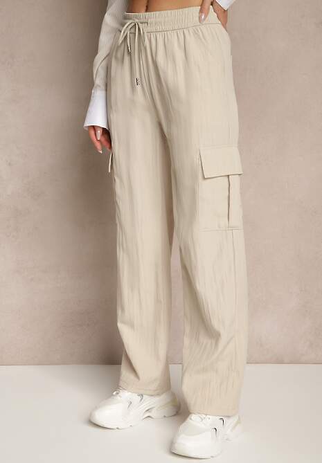 Pantaloni Mairiora Bej deschis 4