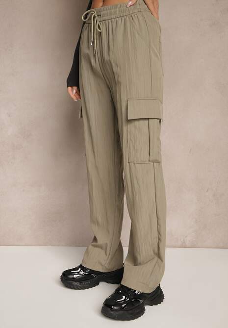 Pantaloni Mairiora Bej închis 4