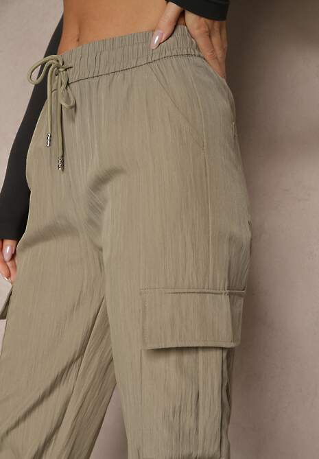 Pantaloni Mairiora Bej închis 5