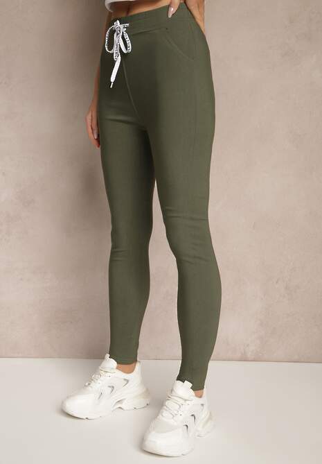 Pantaloni Purrena Verde închis 4