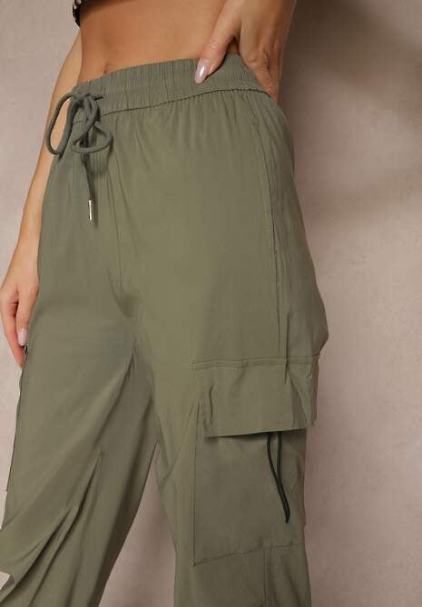 Pantaloni Puvoria Verde închis 5