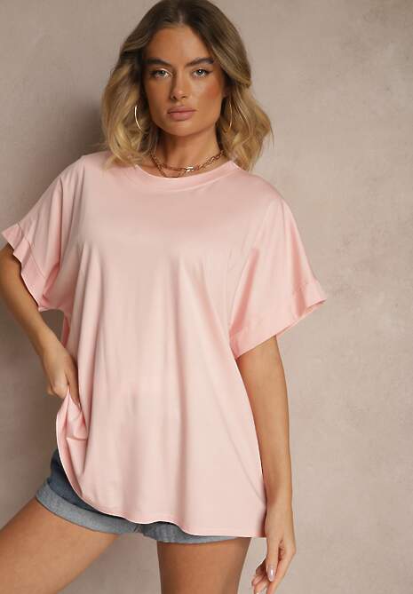 T-shirt Roz deschis 4