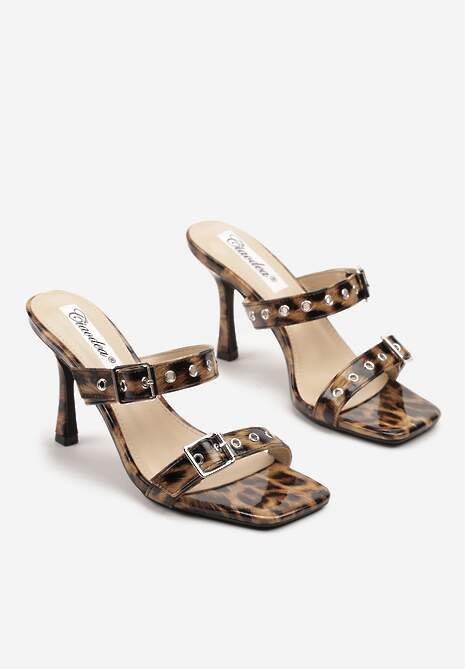 Papuci Rosaniela Imprimeu leopard 5
