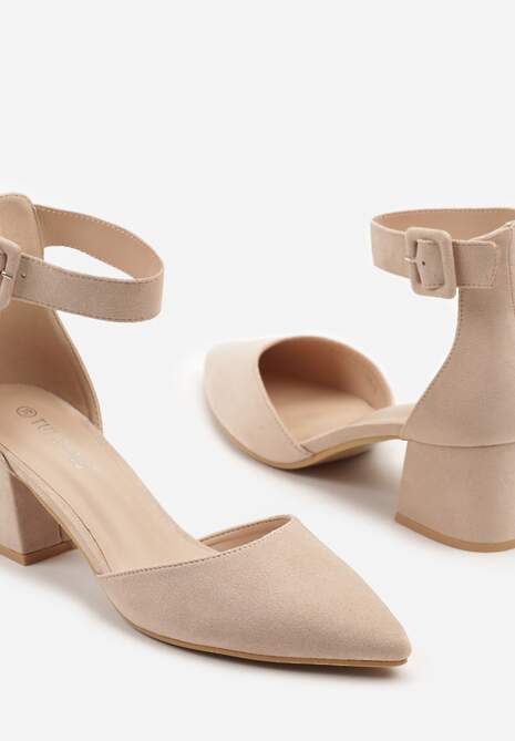 Pantofi cu toc Jenariela Bej 6