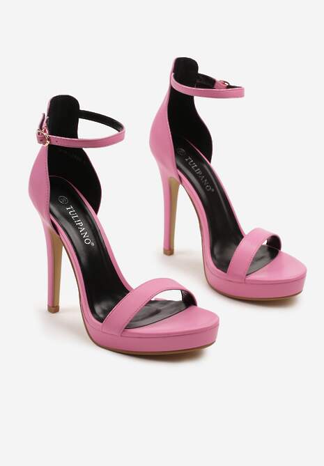 Pantofi stiletto Napelle Roz 5
