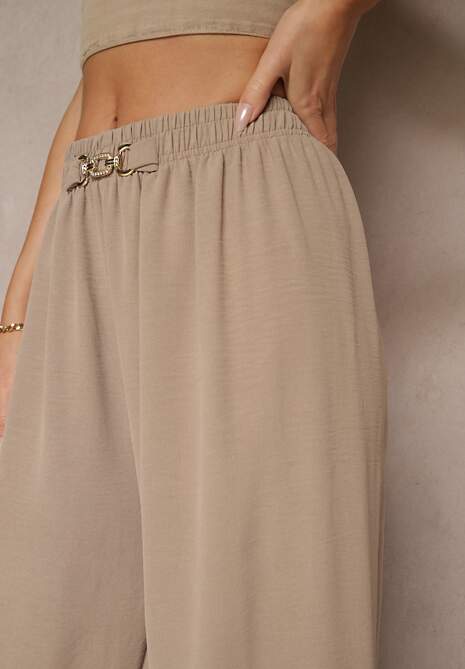 Pantaloni Reionis Bej închis 5