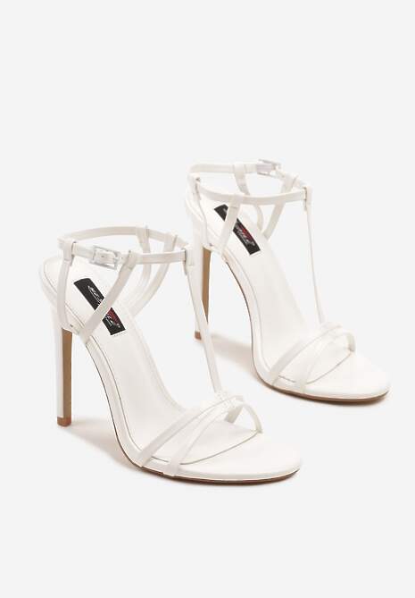 Pantofi stiletto Ranele Albi 5