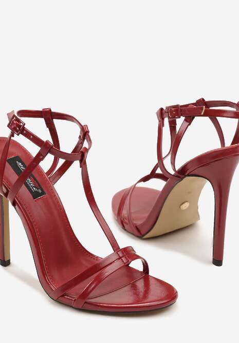 Sandale Ranele Bordo 6