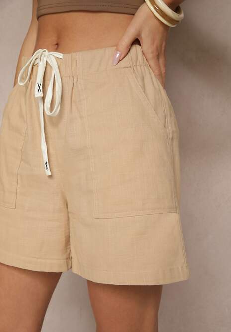 Pantaloni scurți Evitessa Bej 5
