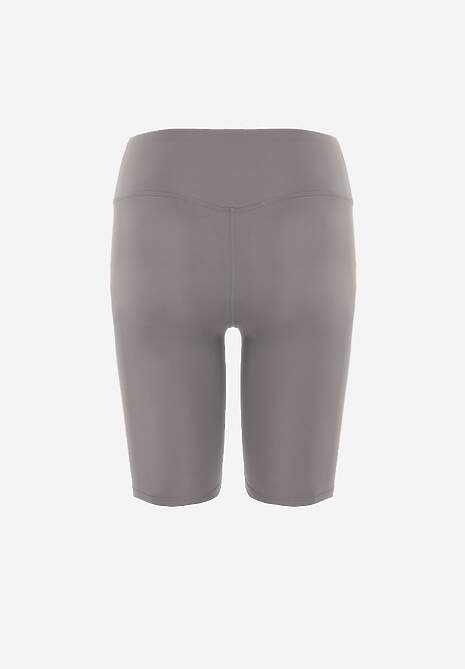 Ciemnoszare Szorty Kolarki High Waist Ellisovia 7