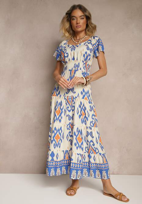 Rochie Clevessa Albastră 4