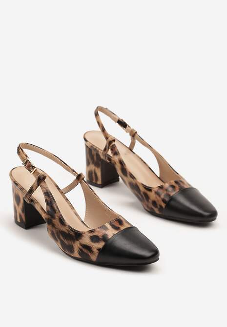 Sandale Tuvea Imprimeu leopard 5