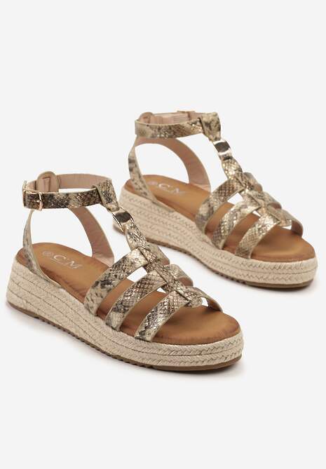 Sandale Ravimi Print piele de șarpe 5