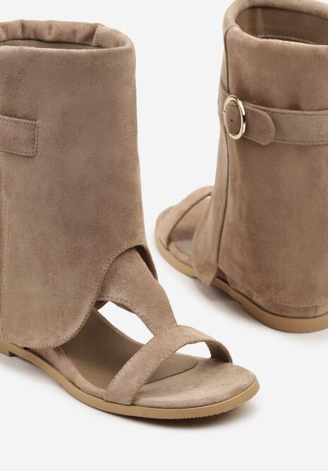 Botine Diviara Bej închis 6
