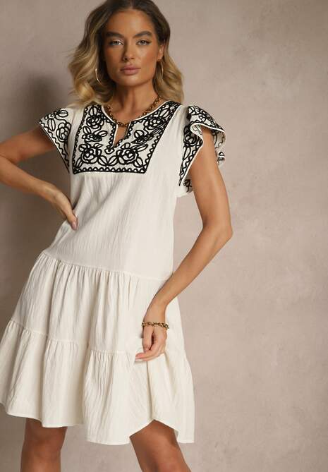 Rochie Eviriella Bej 4