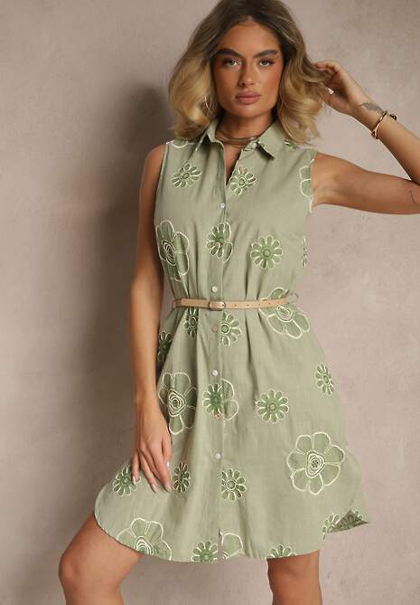 Rochie Tunoria Verde deschis 4