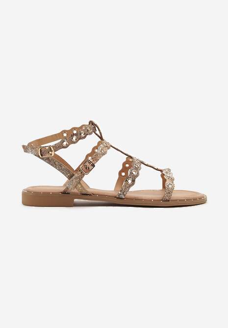 Sandale Divess Print piele de șarpe 4