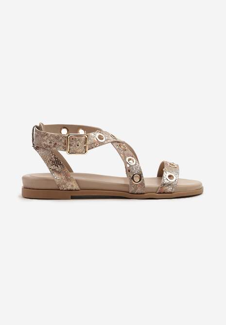 Sandale Orravena Print piele de șarpe 4