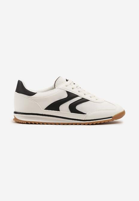 Białe Sneakersy Tenisówki z Przeszyciami Julioria 4