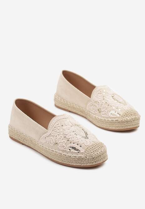 Espadrile Merindoria Bej 5