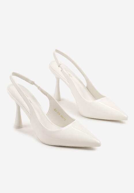 Pantofi stiletto Tosnivia Ulios Albi 5
