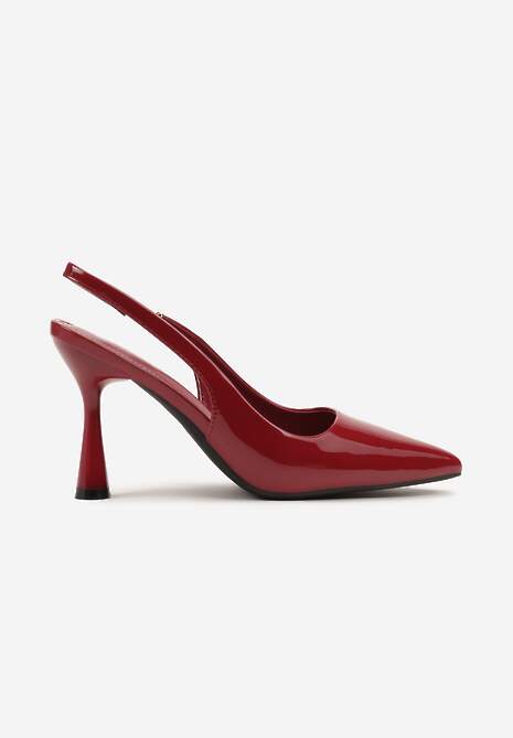 Pantofi stiletto Tosnivia Ulios Bordo 4