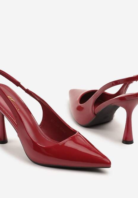 Pantofi stiletto Tosnivia Ulios Bordo 6