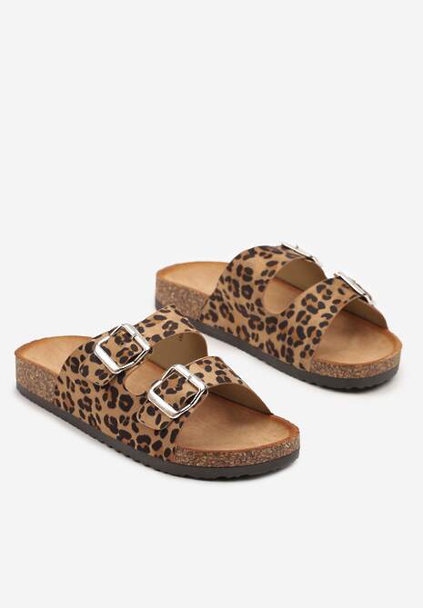 Papuci Nolimi Imprimeu leopard 5