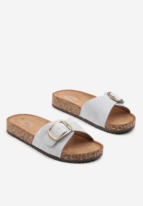 Papuci Lilkia Albastru deschis 5