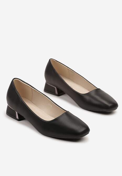 Pantofi cu toc Niline Negri 5