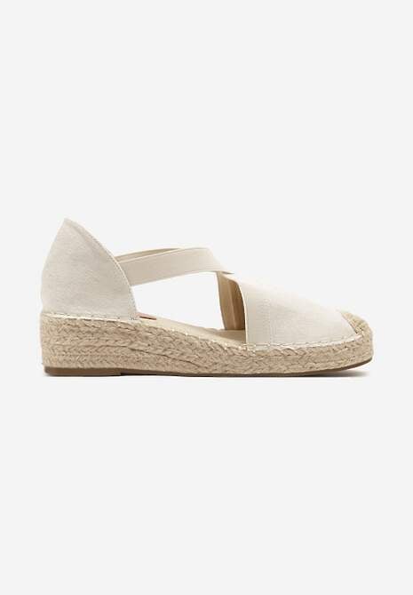 Beżowe Espadryle w Stylu Boho Orrivine 4