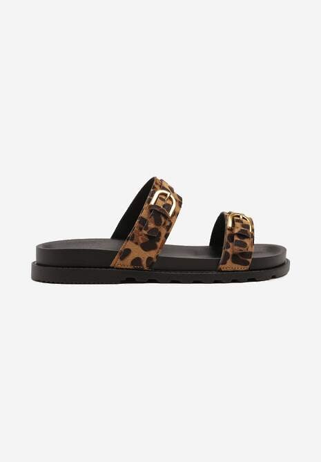 Papuci Yasazi Imprimeu leopard 4