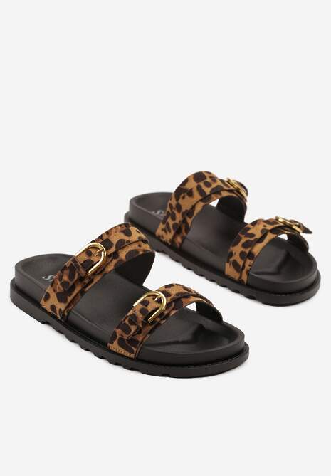 Papuci Yasazi Imprimeu leopard 5