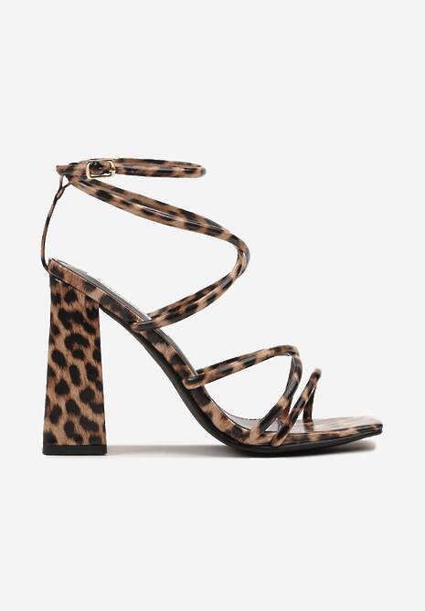 Sandale Nilusca Imprimeu leopard 4