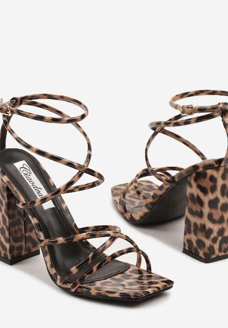 Sandale Nilusca Imprimeu leopard 6