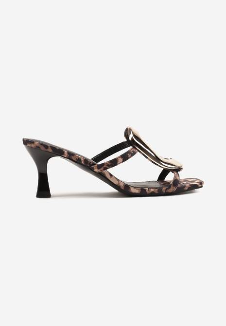 Papuci Weoniae Imprimeu leopard 4