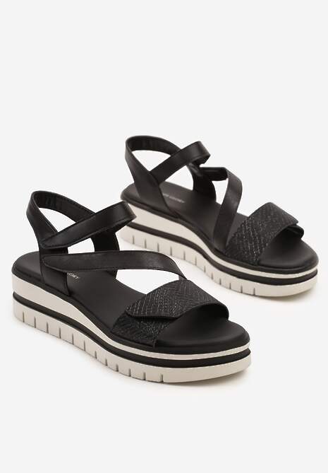 Sandale Solitte Negre 5