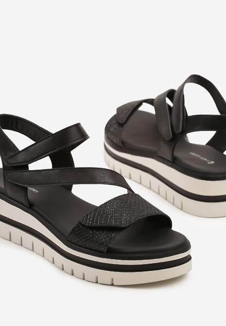 Sandale Solitte Negre 6