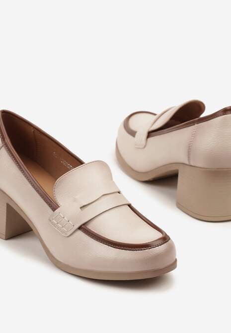 Pantofi casual Meviquea Bej 6
