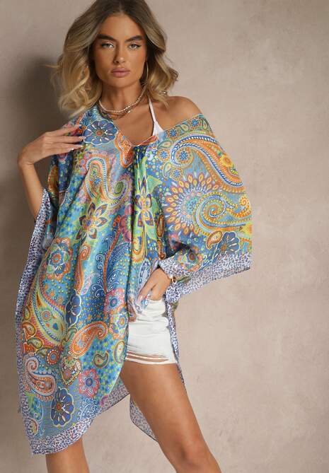 Poncho Sadellis Albastru 4