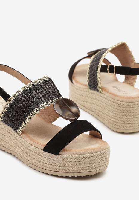 Sandale Faloti Negre 6