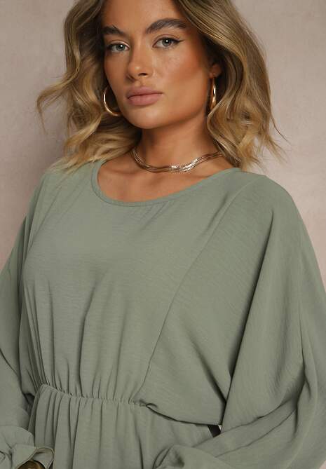 Rochie Tesunela Verde închis 5