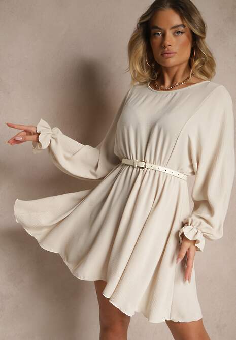 Rochie Tesunela Bej deschis 4