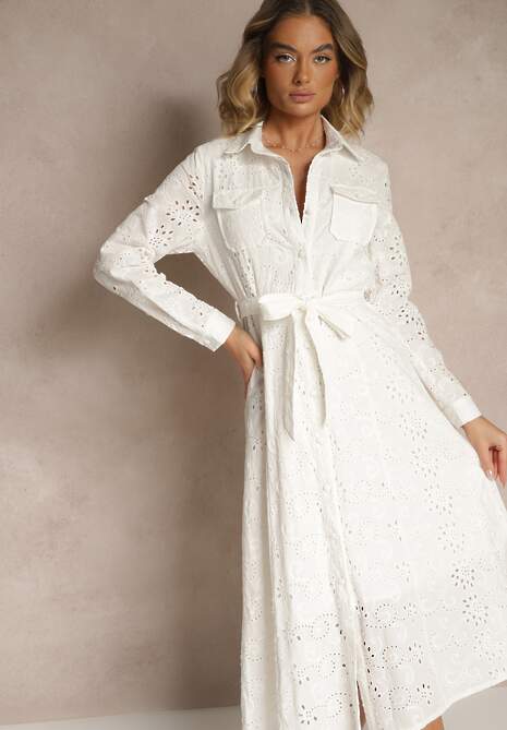Rochie Novenelle Albă 4