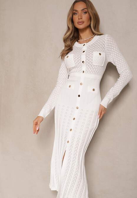 Rochie Novarena Albă 4