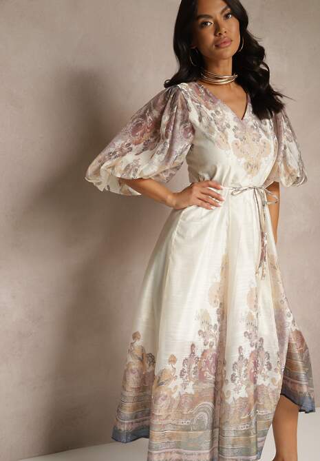 Rochie Redanira Bej deschis 4