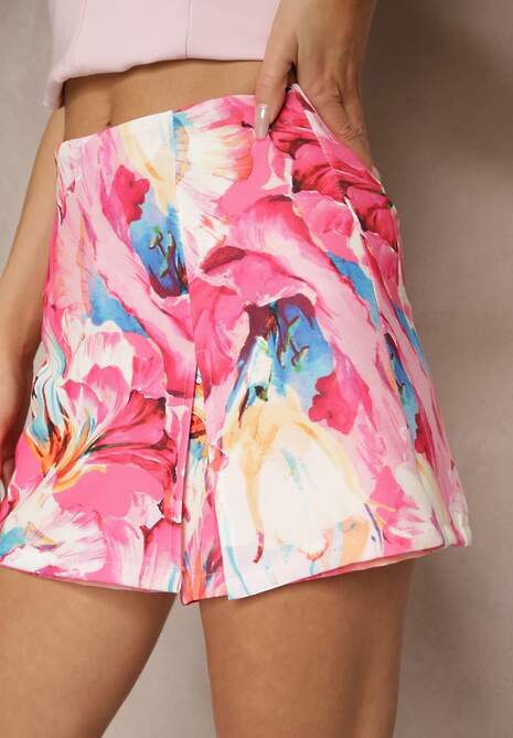 Pantaloni scurți Delliena Fucsia 5
