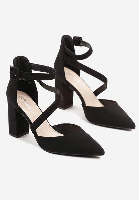 Pantofi cu toc Sopelina Negri 5